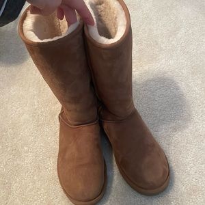 Women’s Classic Tall Camel UGG Boots size 9